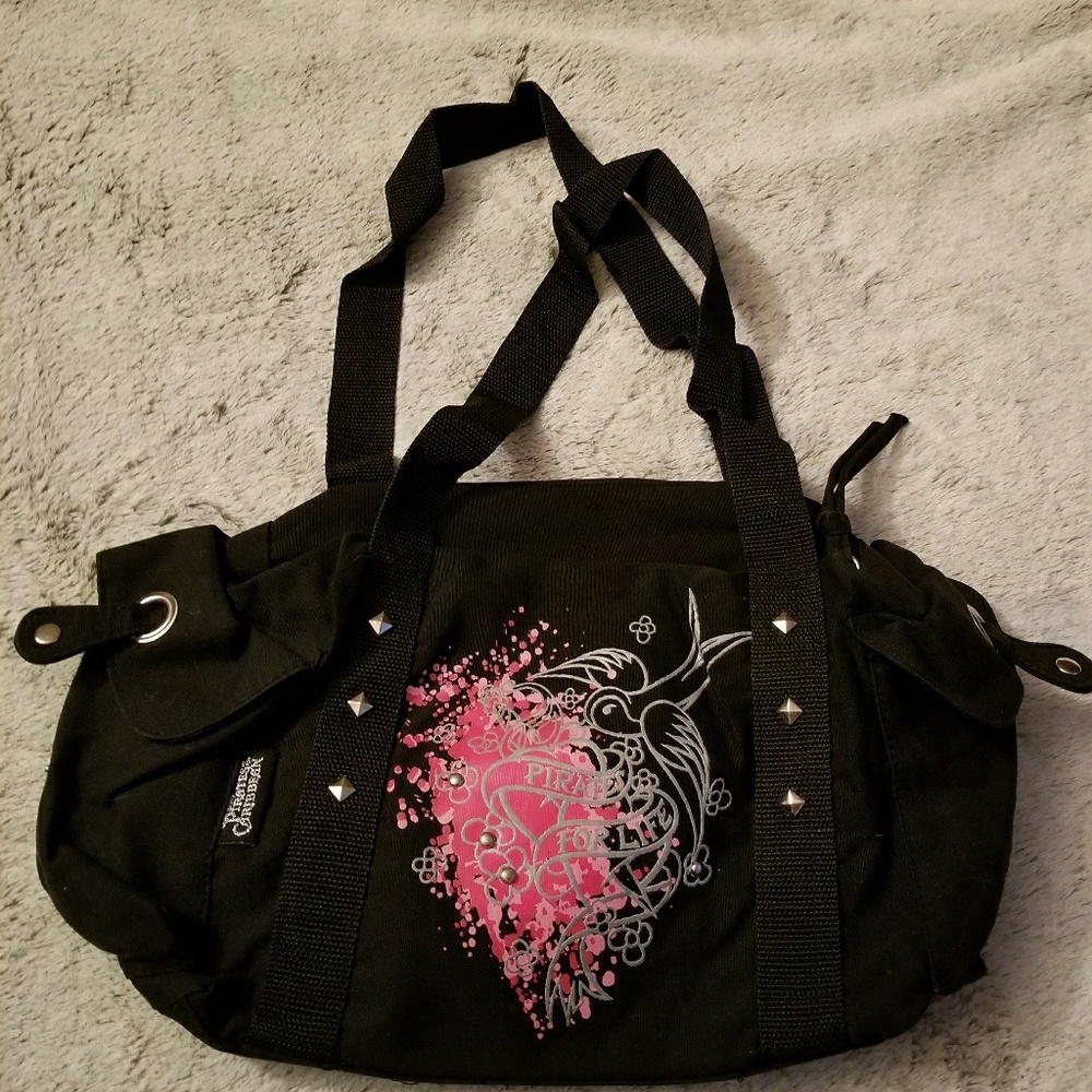 Pirates of the Caribbean black purse